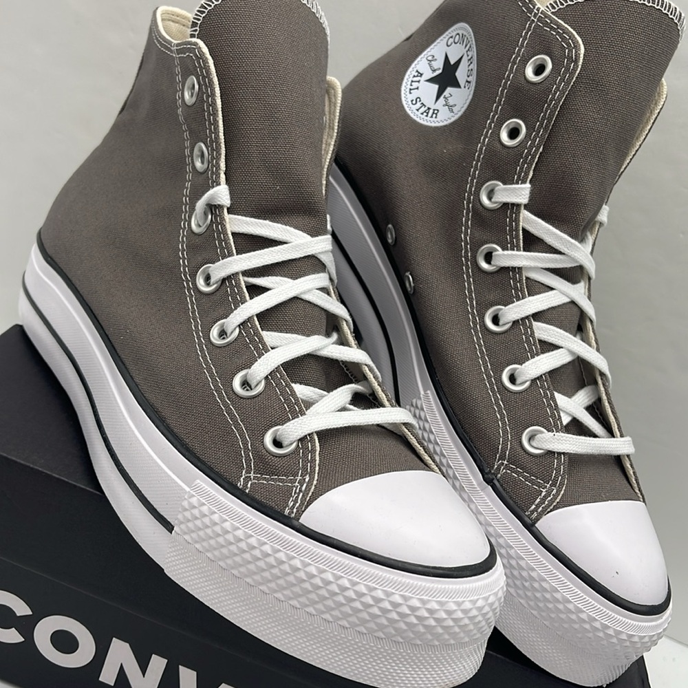 Converse WMNS High-Top Platform Sneakers A09221F CTAS LIFT HI
CHARCOAL/WHITE - Picture 6 of 16